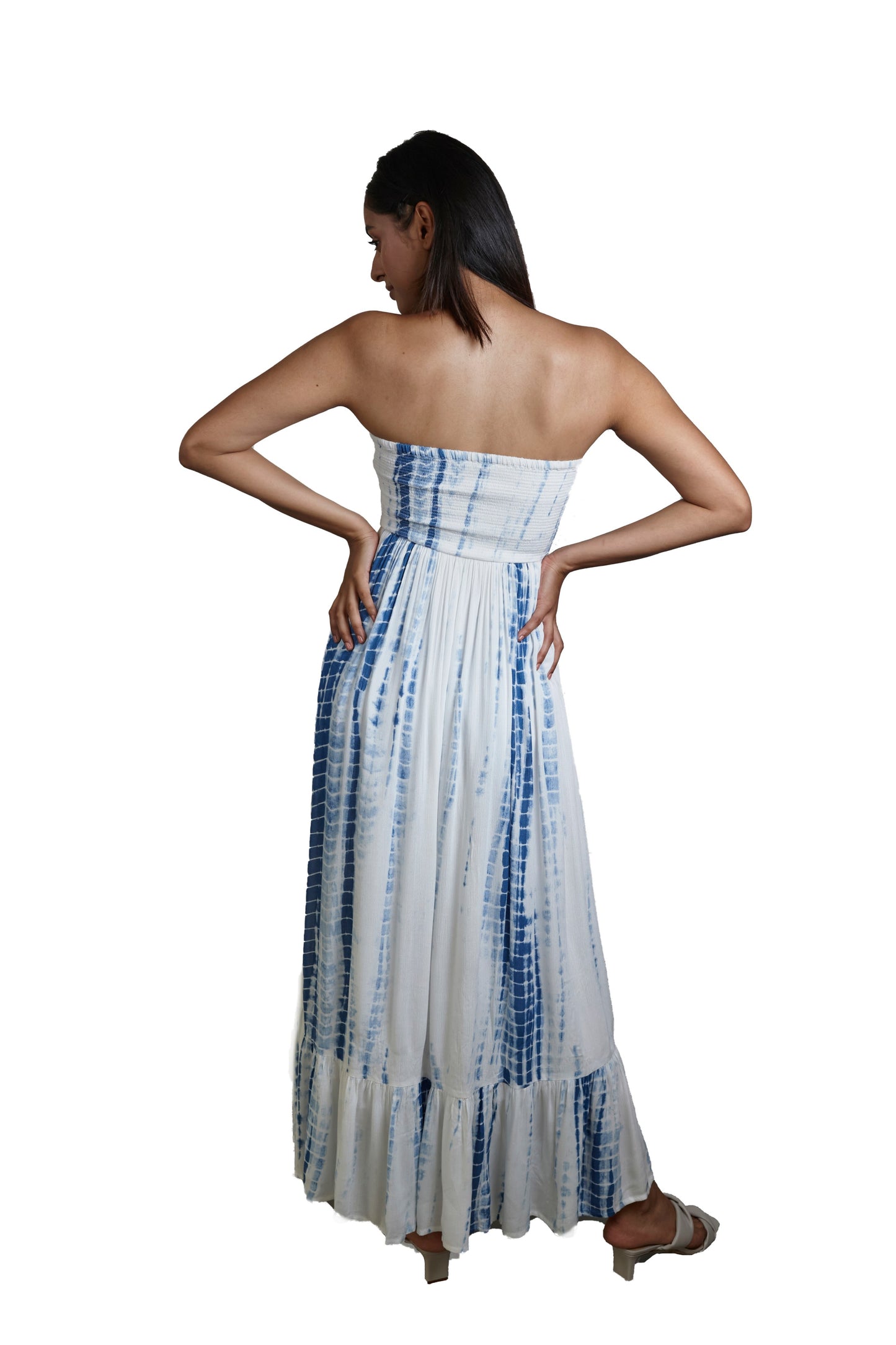 LISHA - Smocked Maxi Dress