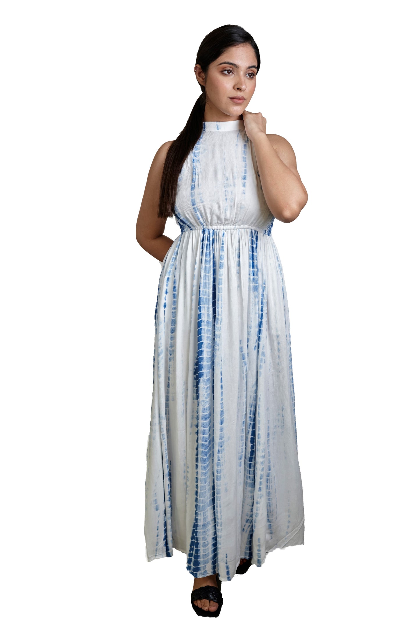 ANAHITA - Halter Neck Maxi Dress