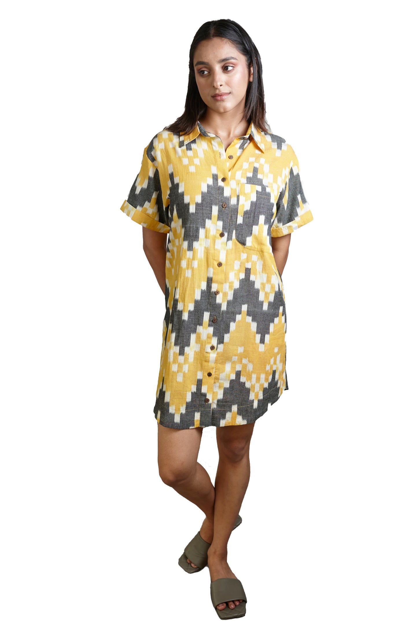 MOKSHITA - Oversized Shirtdress