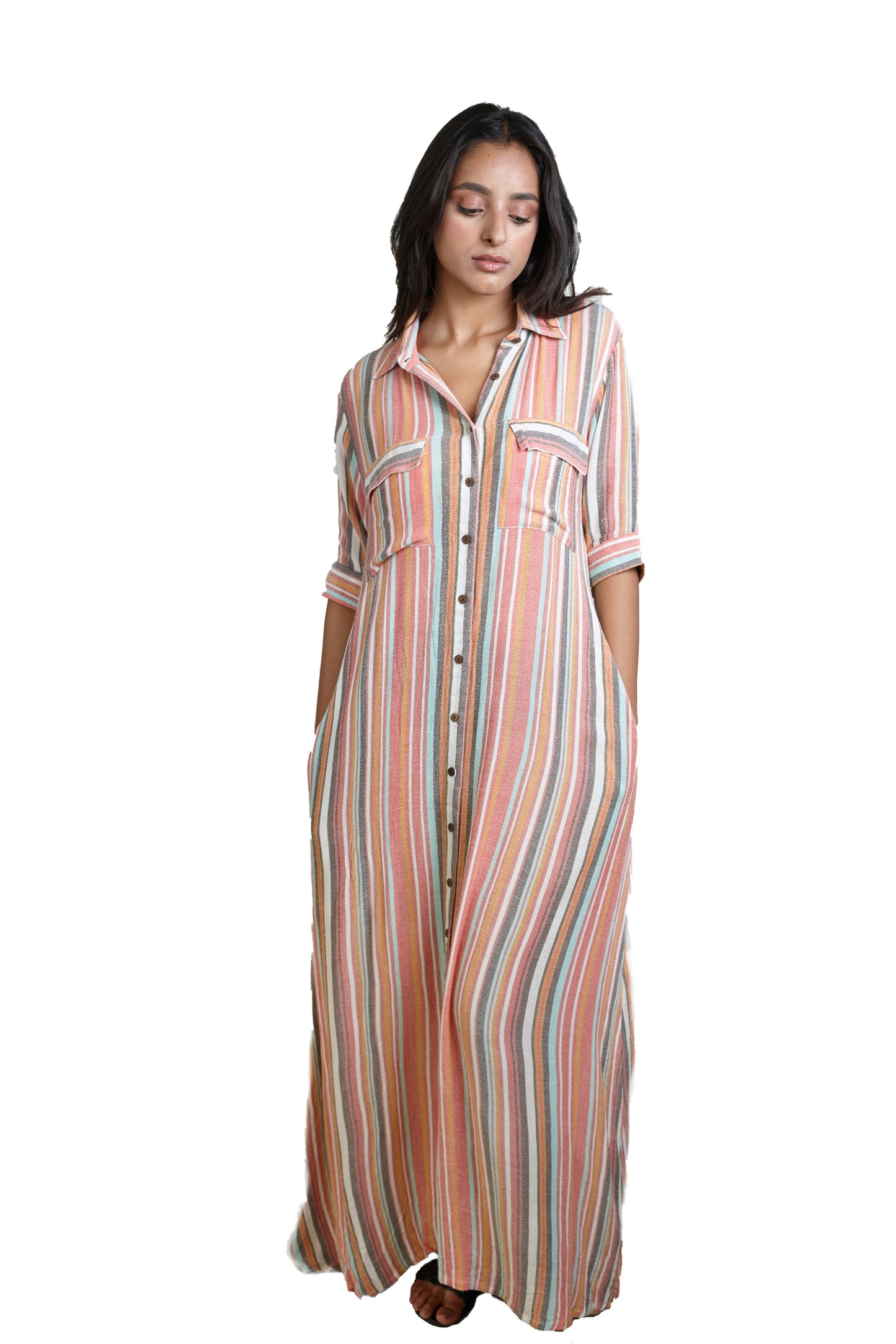 MANASA - Shirtdress Maxi