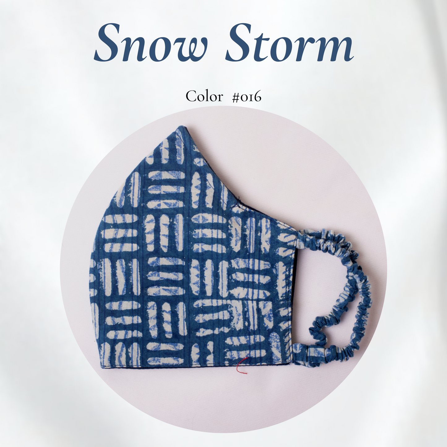 FACE MASKS - Cotton Indigo Printed