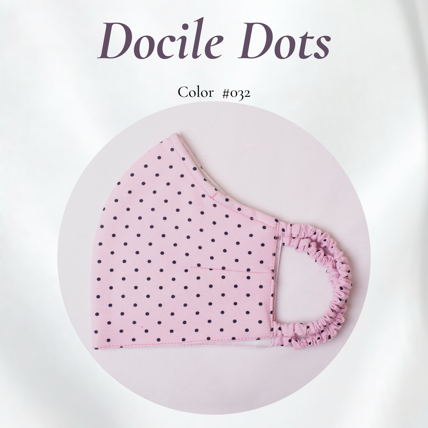 FACE MASKS - Cotton Polka Dots