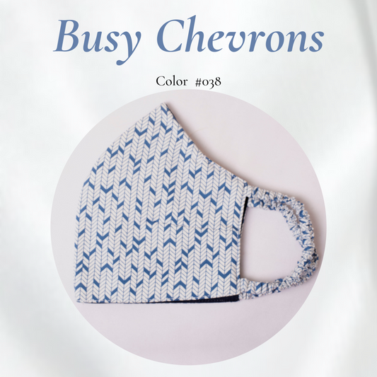 FACE MASKS - Cotton Chevrons