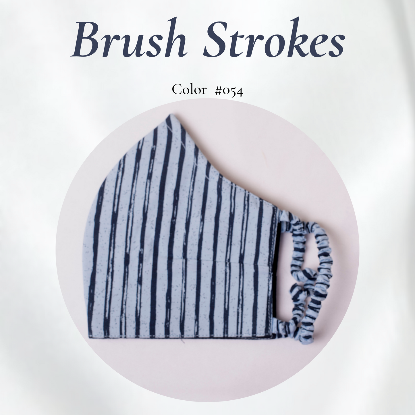 FACE MASKS - Cotton Stripes Printed