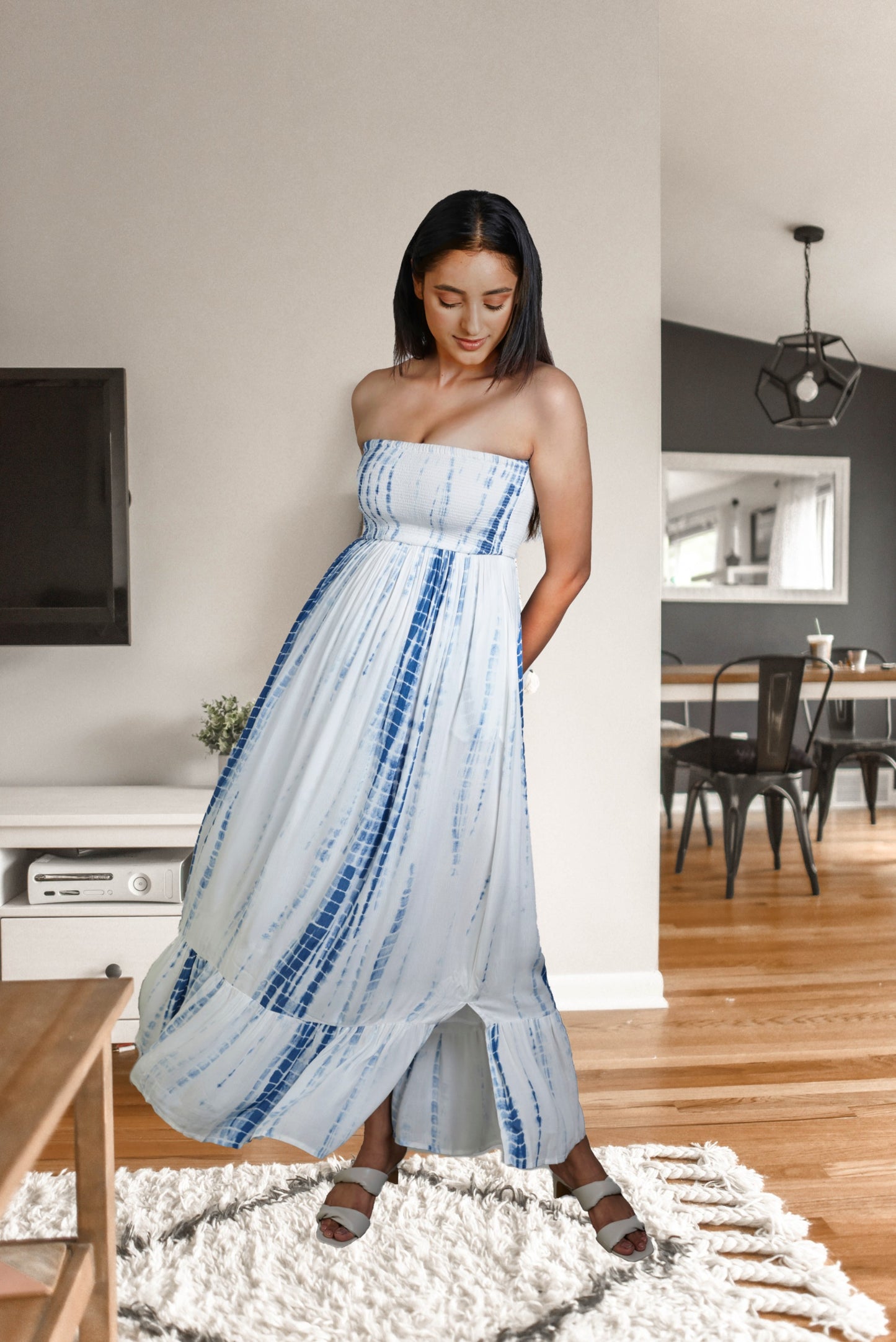 LISHA - Smocked Maxi Dress